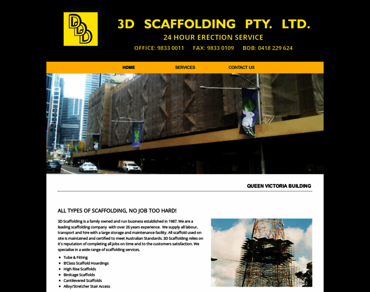 3dscaffolding.com.au thumbnail