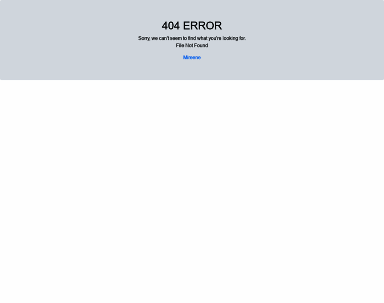 404.mireene.com thumbnail