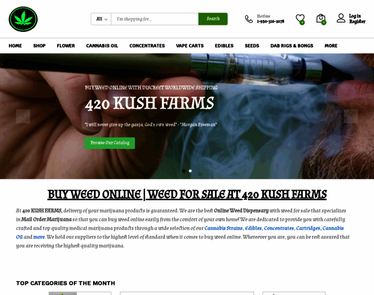 420kushfarms.com thumbnail