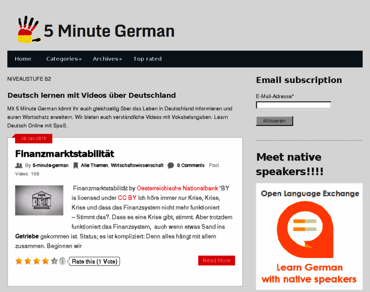 5-minute-german.com thumbnail