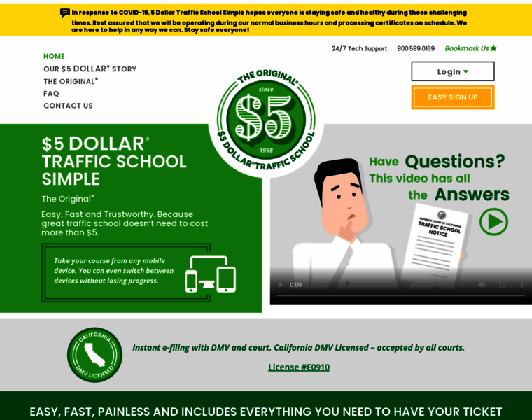 5dollartrafficschoolsimple.com thumbnail 5dollartrafficschoolsimple.com thumbnail