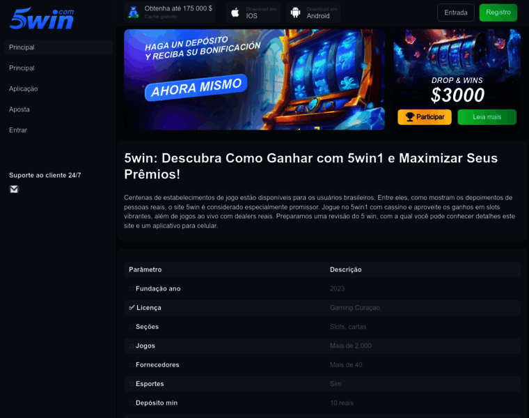 5wins.com.br thumbnail