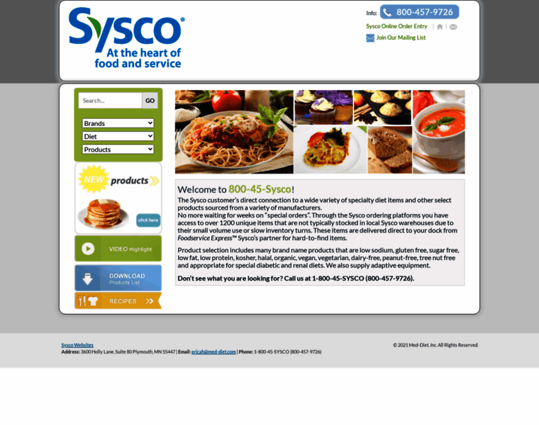 800-45-sysco.com thumbnail