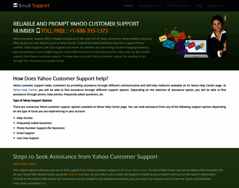 800emailsupport.com thumbnail