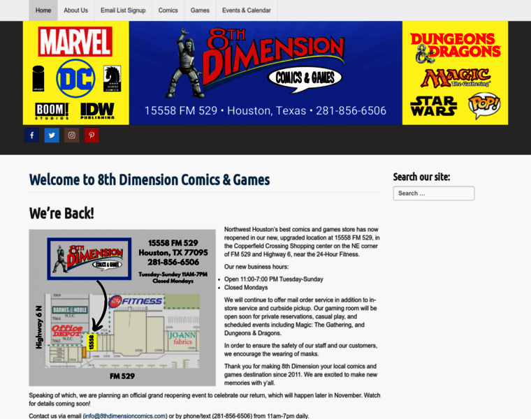 8thdimensioncomics.com thumbnail