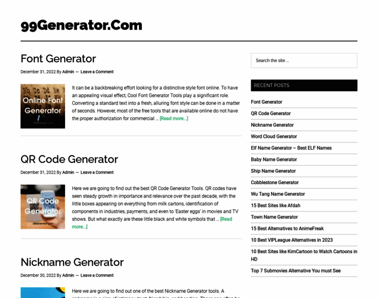 99generator.com thumbnail