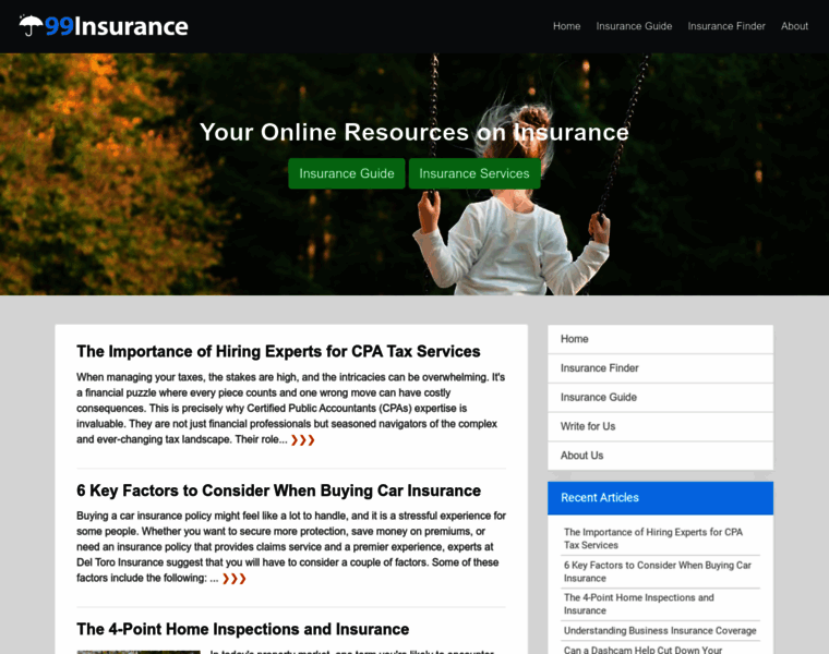 99insurance.com thumbnail
