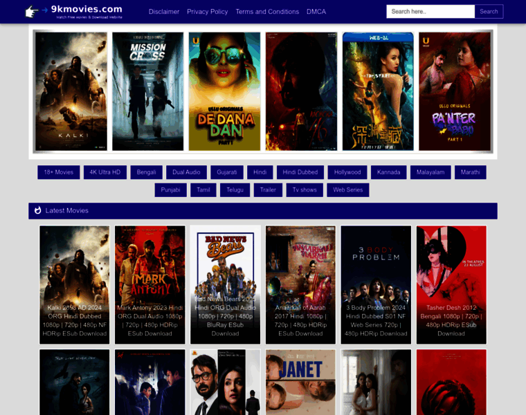 9kmovies.live thumbnail