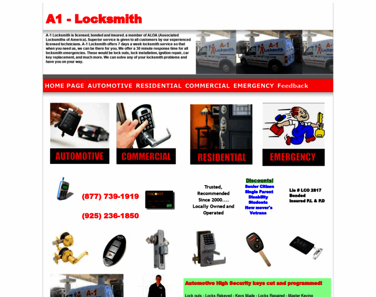 A-1-locksmith.com thumbnail