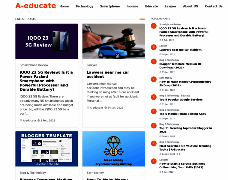 A-educate.site thumbnail