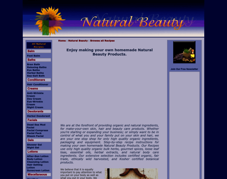 A1-natural-beauty.com thumbnail