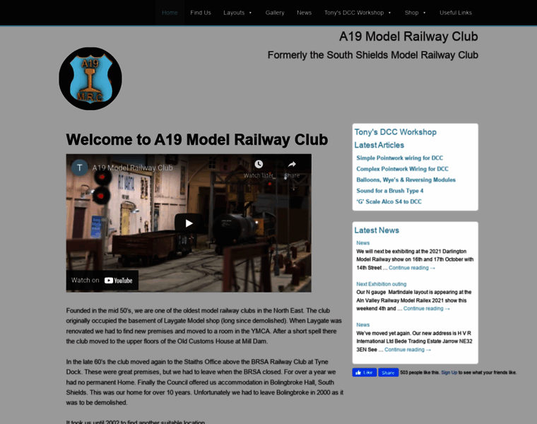 A19modelrailwayclub.org thumbnail