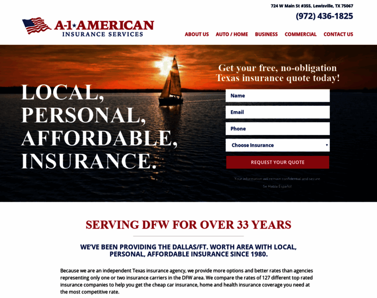 A1americaninsurance.com thumbnail