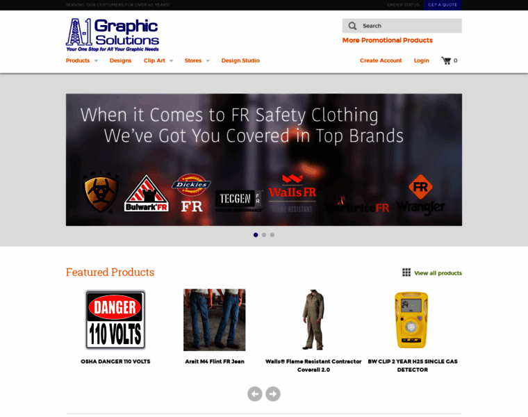 A1graphicsolutions.com thumbnail