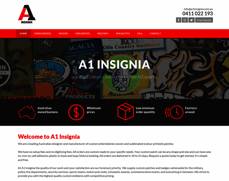 A1insignia.com.au thumbnail