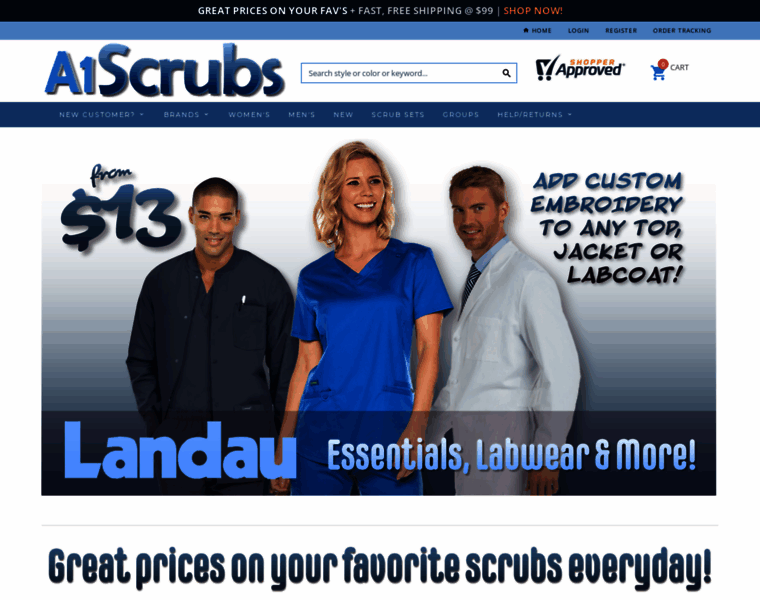 A1scrubs.com thumbnail