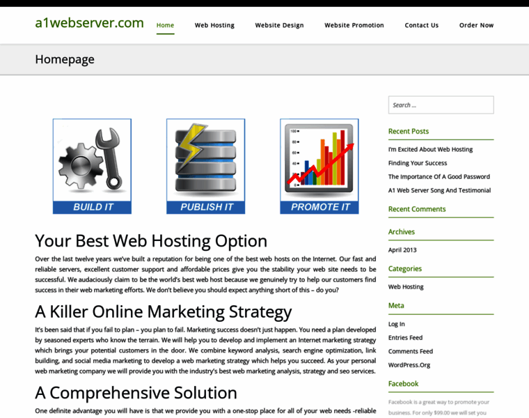 A1webserver.com thumbnail