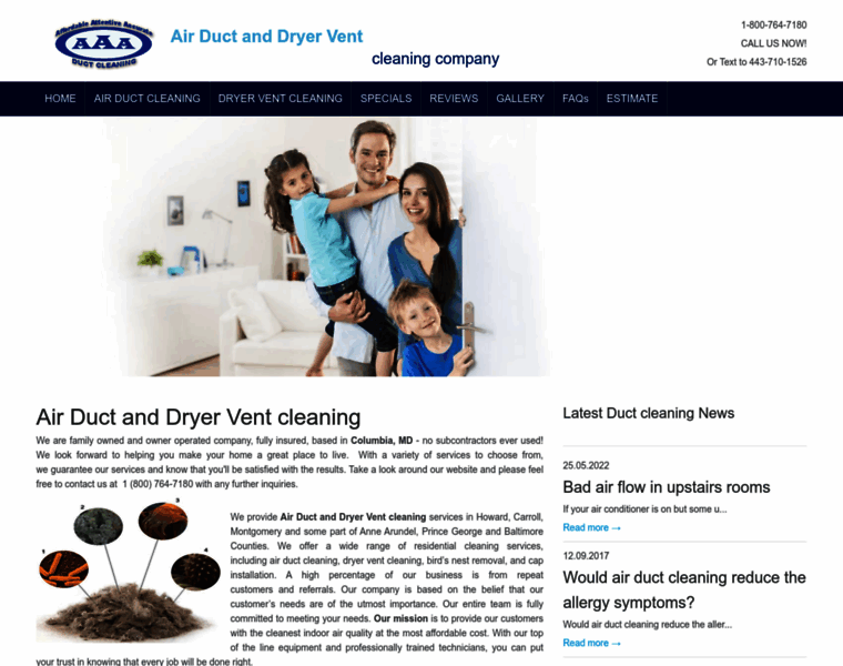Aaa-ductcleaning.com thumbnail
