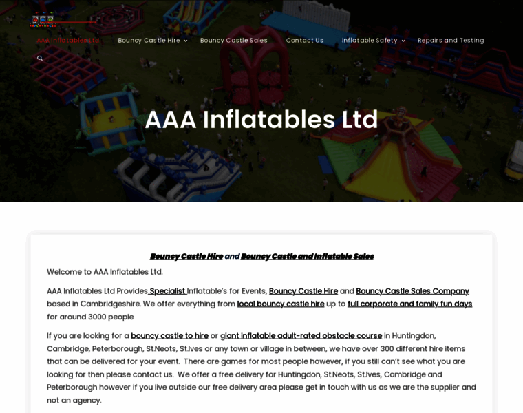 Aaainflatables.co.uk thumbnail