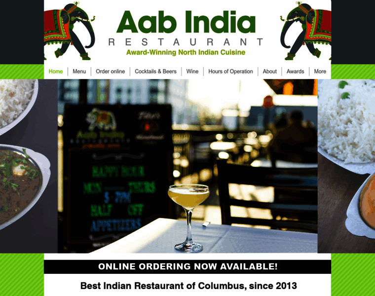 Aabindiarestaurants.com thumbnail