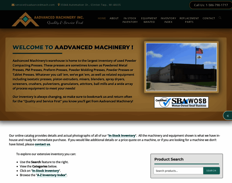 Aadvancedmach.com thumbnail