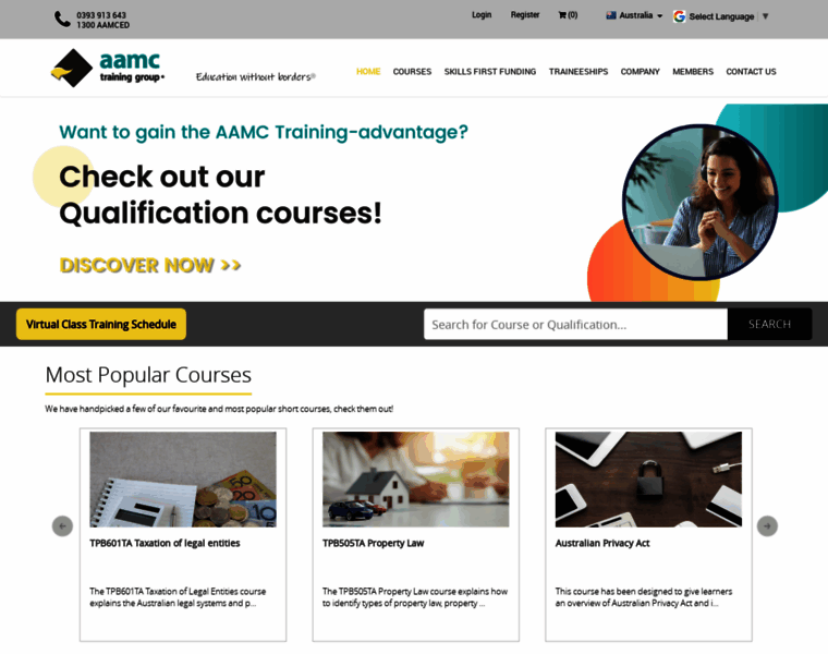Aamctraining.edu.au thumbnail