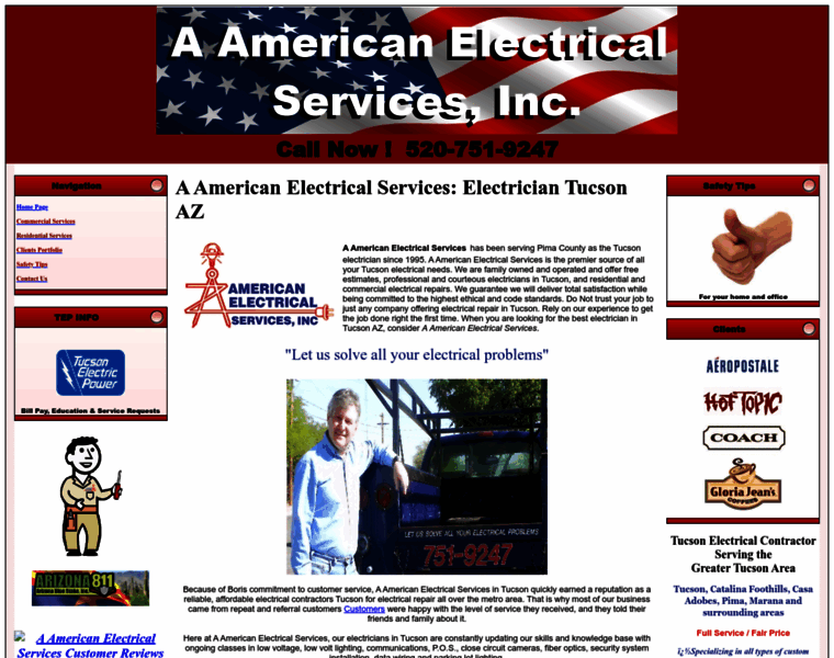 Aamericanelectricalservices.com thumbnail