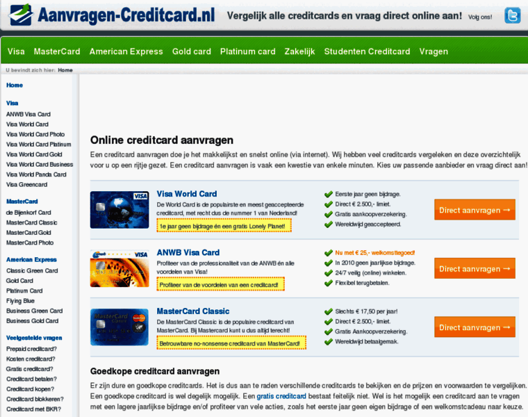 Aanvragen-creditcard.nl thumbnail