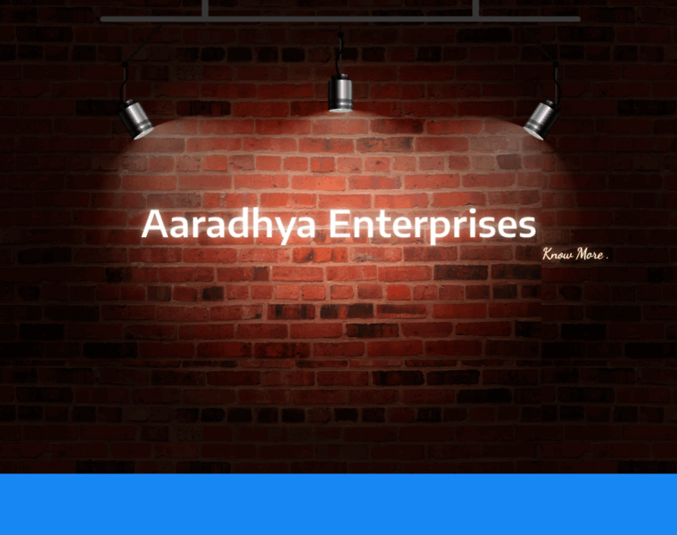 Aaradhyaenterprises.in thumbnail