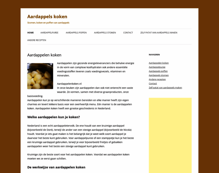 Aardappelenkoken.nl thumbnail