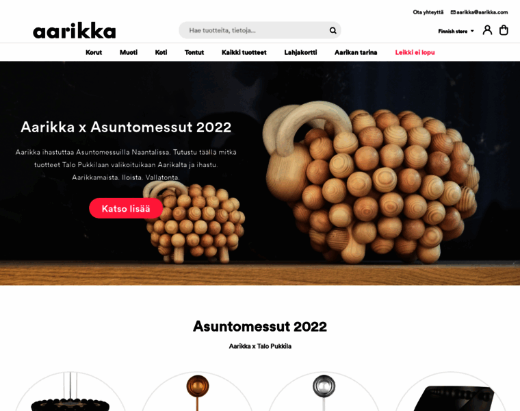 Aarikka.fi thumbnail