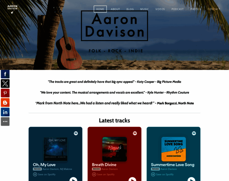 Aarondavison.net thumbnail