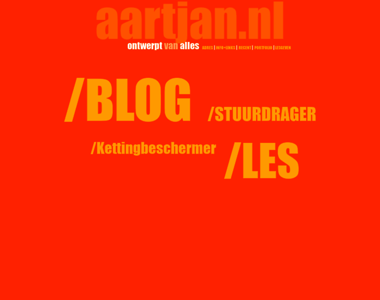 Aartjan.nl thumbnail