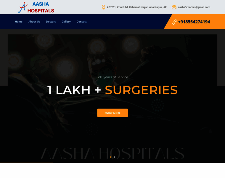Aashahospitals.com thumbnail