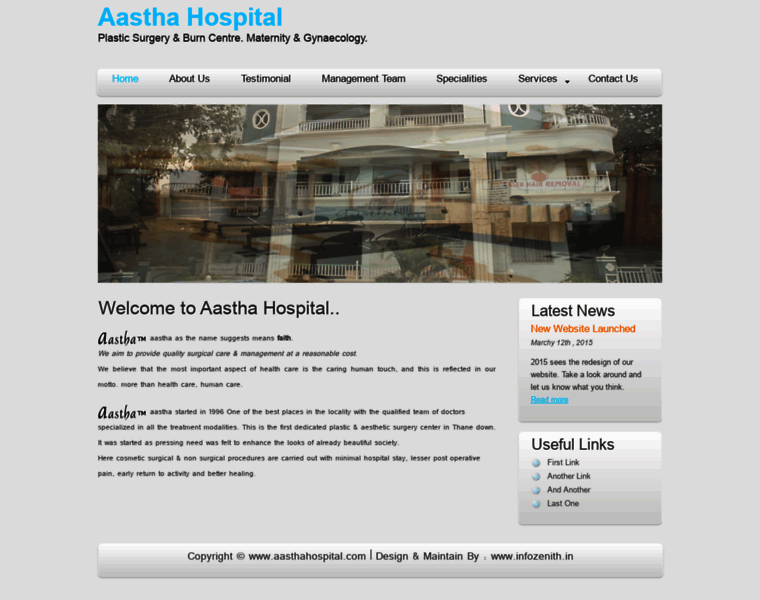 Aasthahospital.com thumbnail