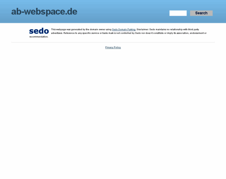 Ab-webspace.de thumbnail