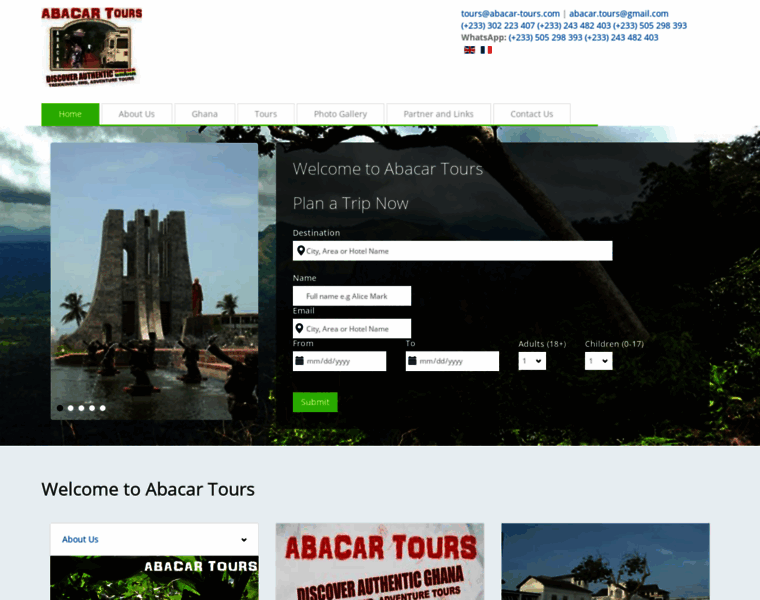 Abacar-tours.com thumbnail