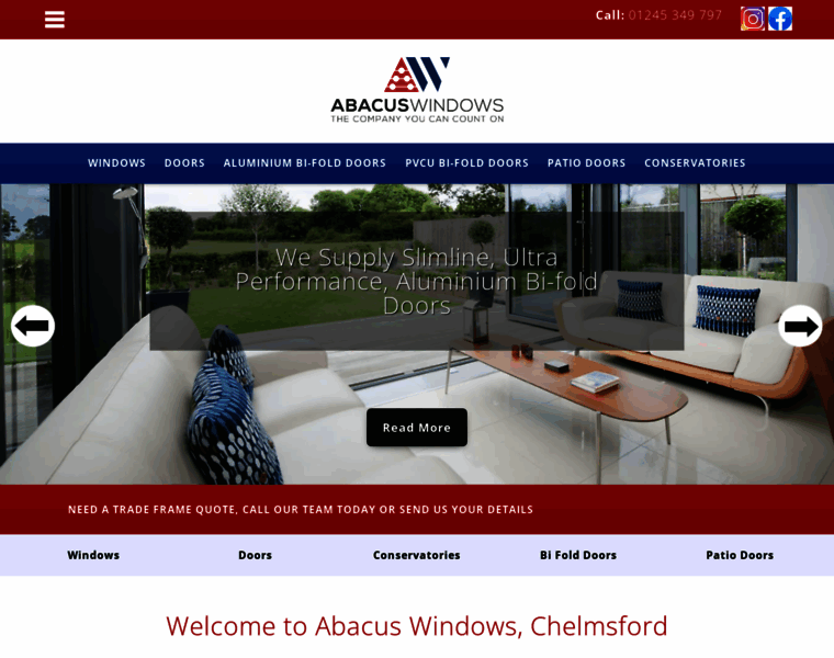 abacuswindows.co.uk at WI. Contact Abacus Windows Chelmsford, Essex ...
