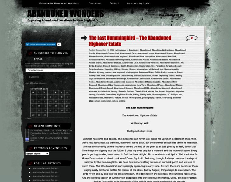 Abandonedwonders.com thumbnail