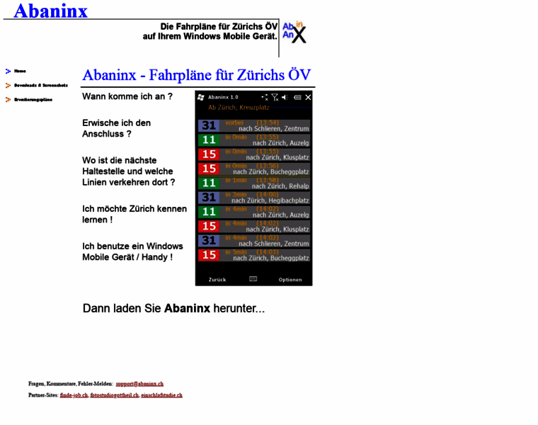 Abaninx.ch thumbnail