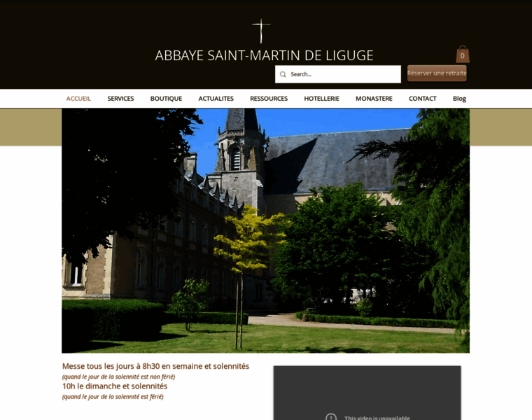 Abbaye-liguge.com thumbnail