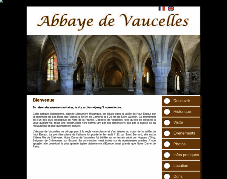 Abbayedevaucelles.com thumbnail