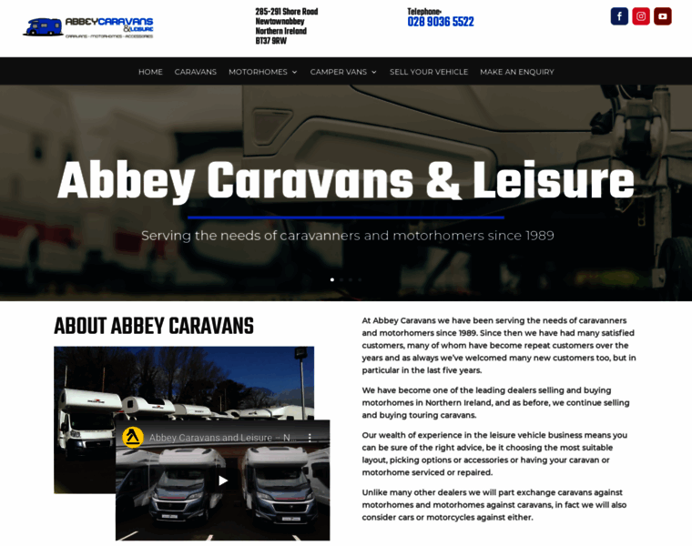 Abbey-caravans.com thumbnail