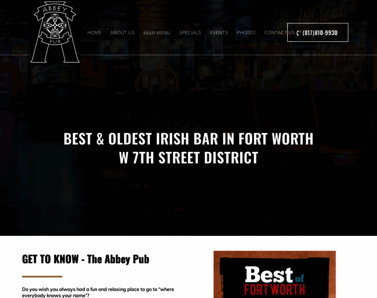 Abbey-pub.com thumbnail