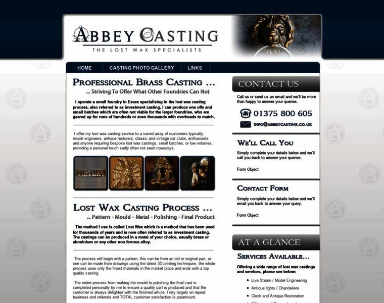 Abbeycasting.co.uk thumbnail