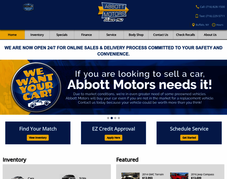 Abbottmotors.com thumbnail