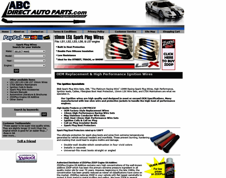 Abcdirectautoparts.com thumbnail