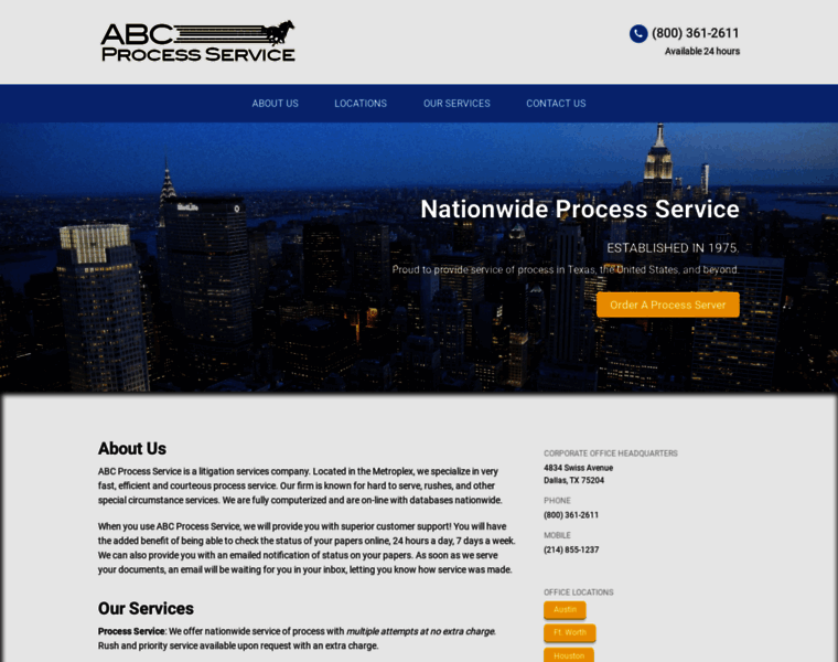 Abcprocessservice.com thumbnail