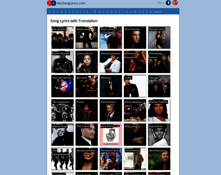 Abcsonglyrics.com thumbnail