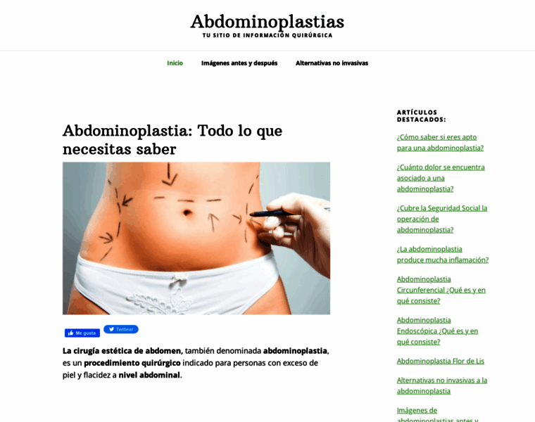 Abdominoplastias.es thumbnail